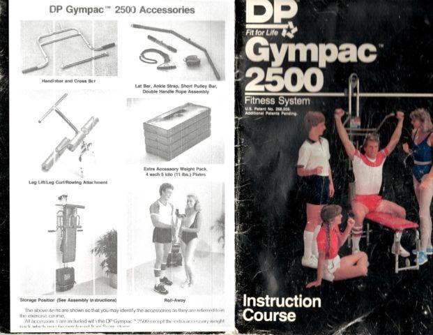 dp gympac 2500 dl manuals